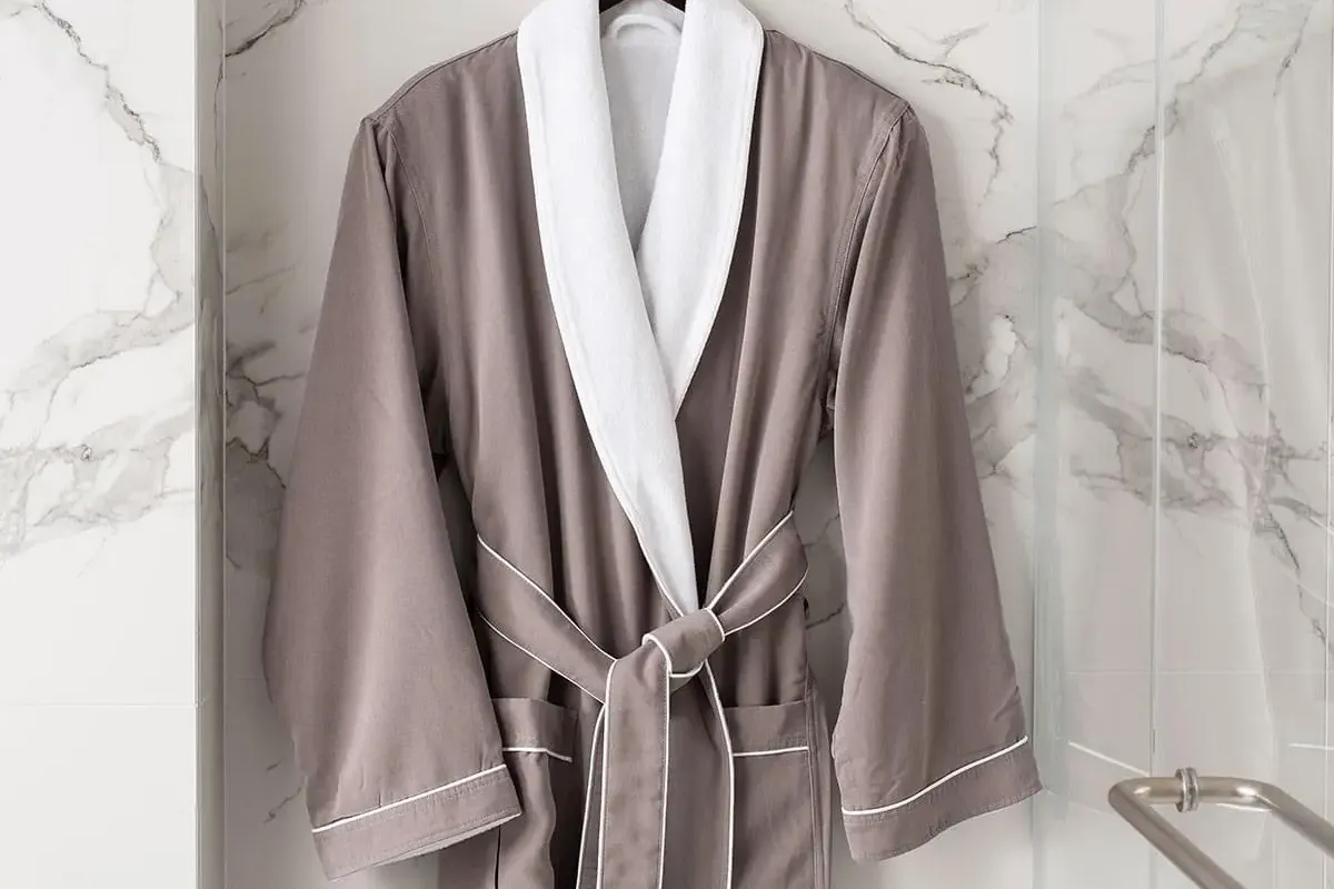 Smoke Shawl Collar Robe