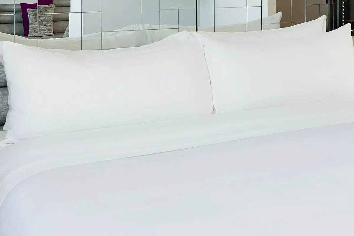 Solid White Bed & Bedding Set